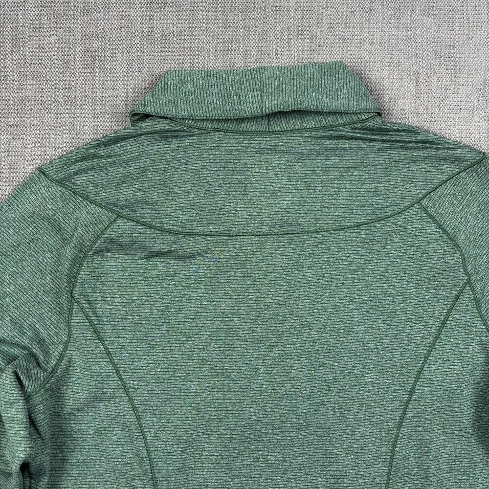 Cutter & Buck Shoreline Women's M 1/4 Zip Pullover Green Heather Athletic Shirt - Picture 5 of 8